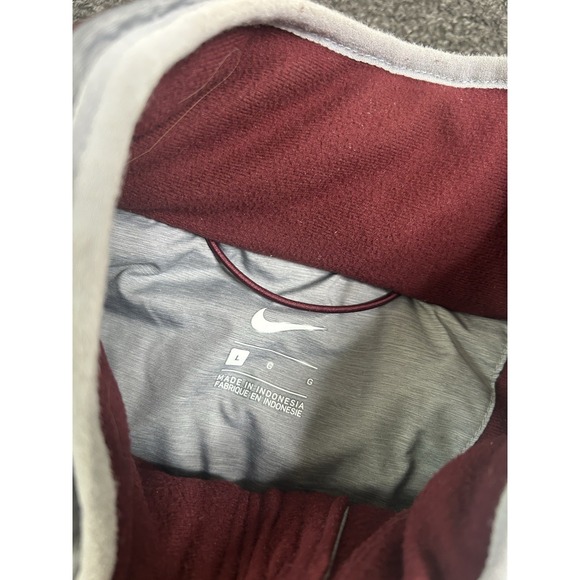 Minnesota Gophers Nike Puffer Vest Gray/Red Mens Large Full Zip Football College - Picture 6 of 10